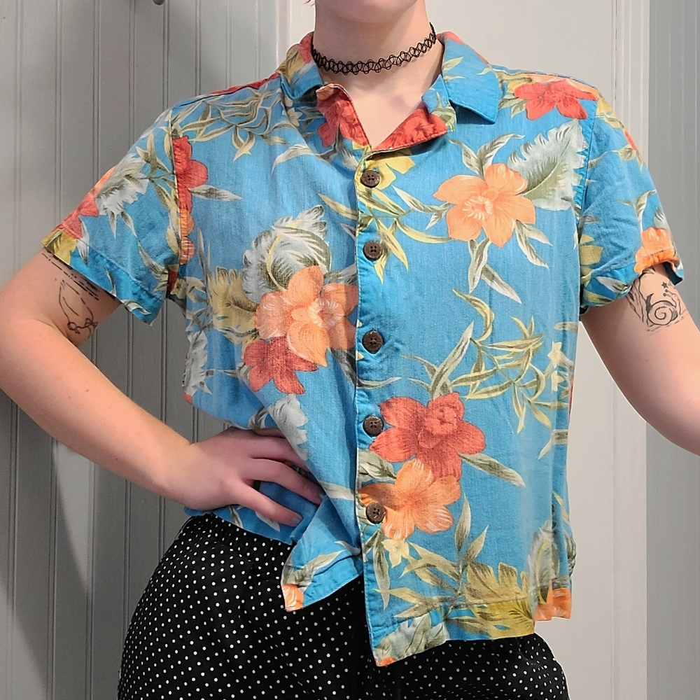 80s tropical shirt